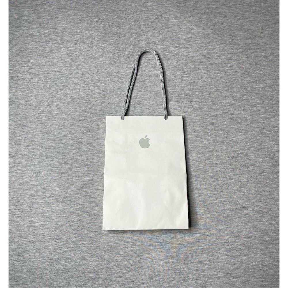 Apple Store 9”x6” White Gift Bag